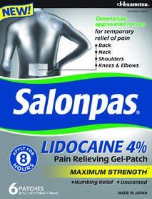 salonpas with lidocaine